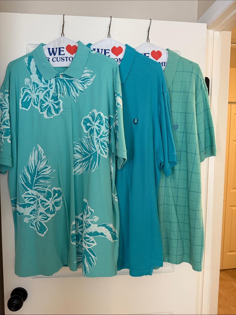 3 Men's Teal Polo Shirt - Lightweight Turquoise Casual Shirts